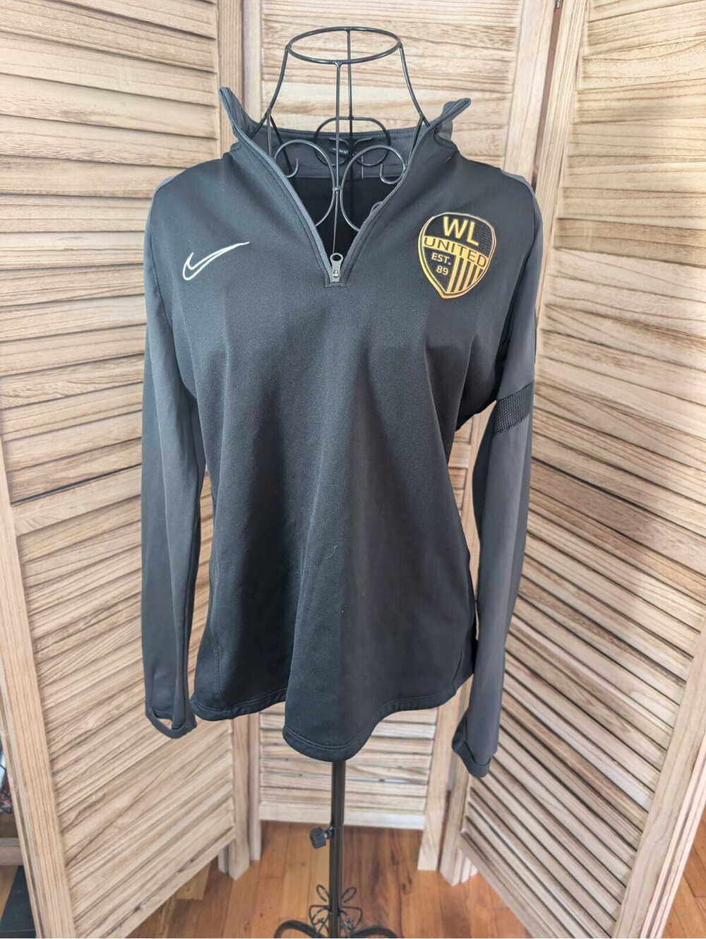 Nike WVU Dri-Fit Training Western Lehigh United 1/4 Zip Men’s Medium Gray